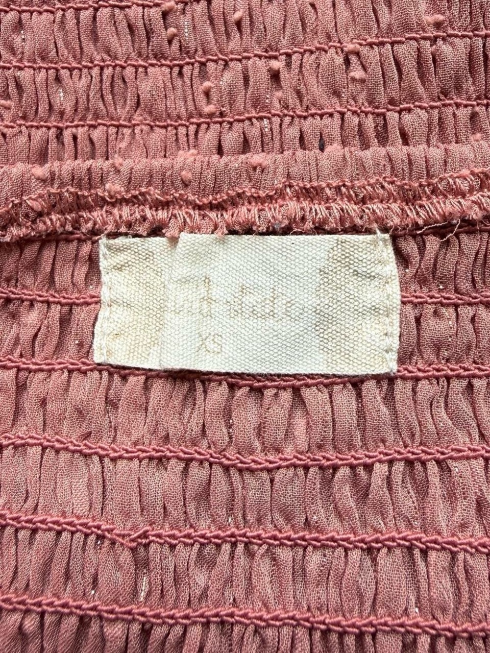 Altar’d State Pink Puff-Sleeve Ruffle Top - Picture 3 of 3